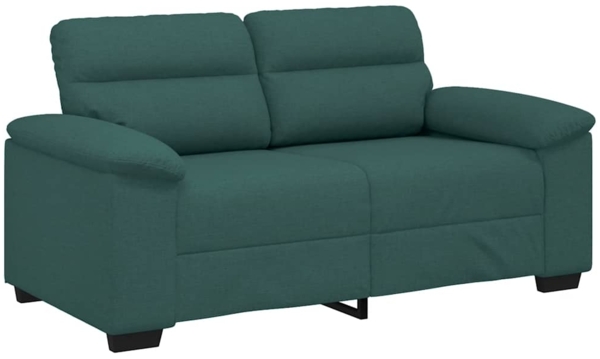 vidaXL 2-Sitzer-Sofa Dunkelgrün 120 cm Stoff 4105302