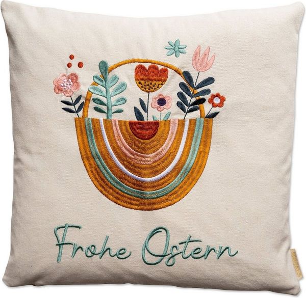 PAPIERDRACHEN Kissenbezug Kissenbezug für die Oster-Dekoration - in Größe 40x40cm, langlebig, robust und wiederverwendbar