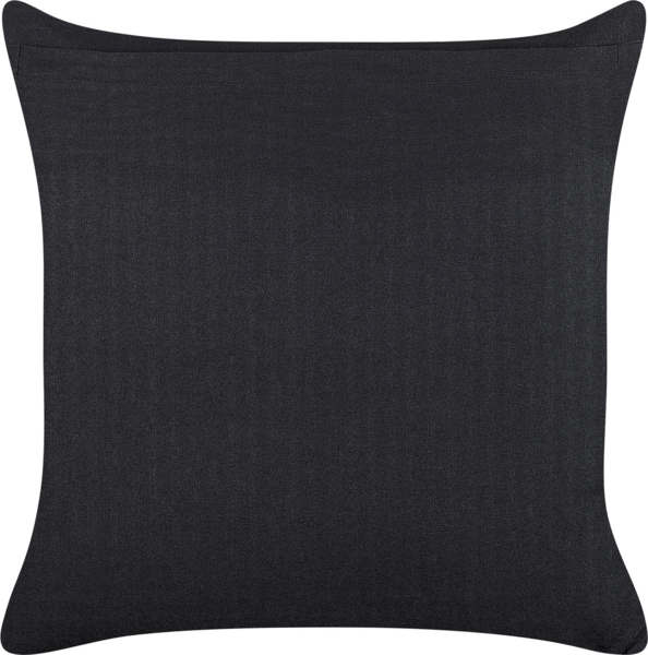 Kissen 2er Set Orientalisches Muster RICINUS Samtstoff 45 x 45 cm Schwarz Bild 5