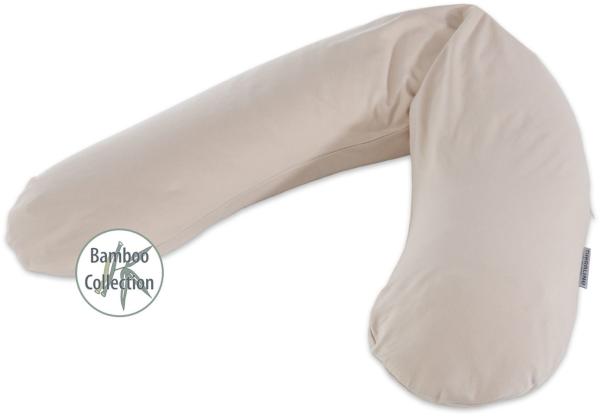 Theraline Stillkissen "Das Original" Microperlen inkl. Bezug 190 cm 167 Kieselgrau (Bamboo)