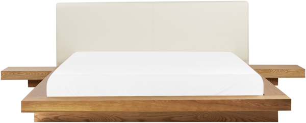 Wasserbett heller Holzfarbton 160x200 cm ZEN