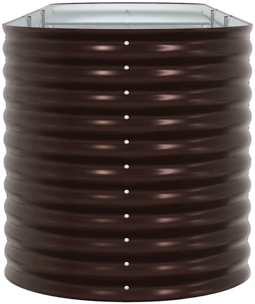 vidaXL Hochbeet Braun 320 x 80 x 81 cm Stahl 42008133 Bild 7