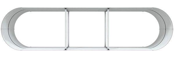 vidaXL Hochbeet Braun 320 x 80 x 81 cm Stahl 42008133 Bild 8