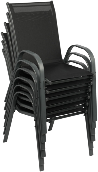 Albatros Gartenstühle 2er Set Kuba – Gartenstühle Stapelbar mit robustem Metallgestell und hoher Belastbarkeit – bequeme Stapelstühle auch als Terrassenstühle oder Balkonstühle Bild 8