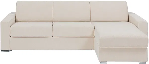 Vente-unique - CALITO Sofa Stoff Beige - B 223 cm152 cm x H 93 cm x L 298 cm