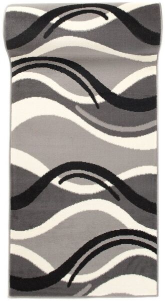 Mazovia Läufer Läufer Flurläufer Modern für Vorzimmer 70 cm Breit Grau, 70 x 100 cm, Kurzflor, Meterware, Höhe 8 mm