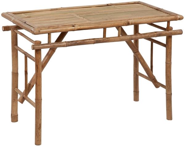 vidaXL Gartentisch Klappbar 115x50x75 cm Bambus 341745