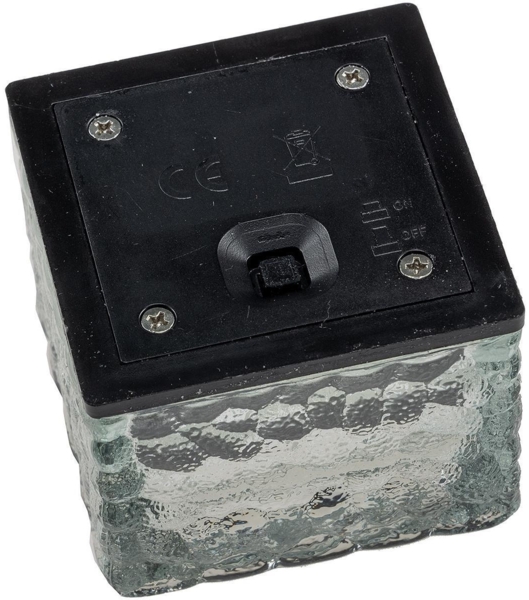 Solar Dekosteine IP65, 4er Set mit Dämmerungssensor, RGB