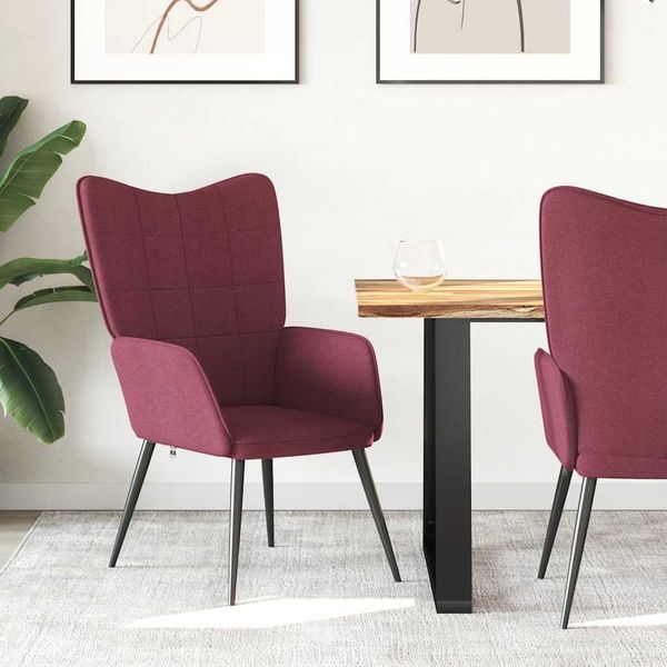 vidaXL Relaxsessel Weinrot Stoff [327949]