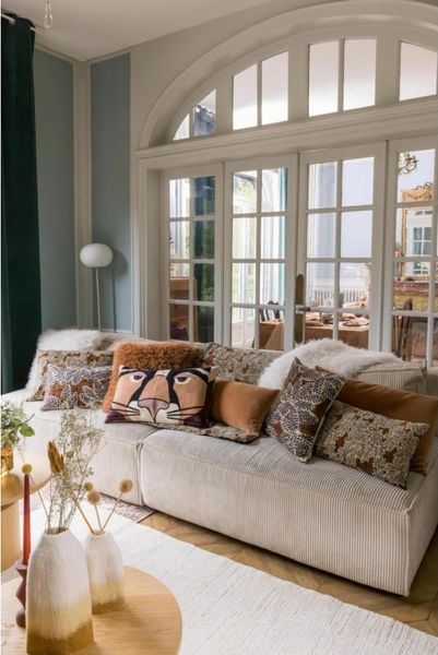 VIVARAISE ELISE CUSHION ROUILLE 30X50