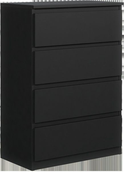 Raumhirsch Furniture Kommode, Sideboard, Kommode für das Schlafzimmer - Wohnzimmer (Maße: 70 × 39 × 102 cm, 4 Schubladen, Rollenschienen), viele Farbvarianten - Hochwertig & stabil