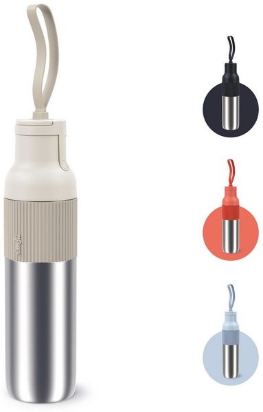 Emsa Isolierflasche beYou Flip, mit Flip-Verschluss und Trageband, 100% dicht, spülmaschinengeeignet