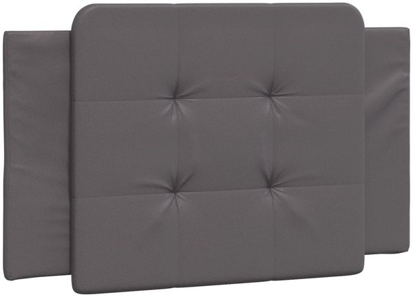 vidaXL Bettgestell ohne Matratze "Zadar" Grau 90x190 cm Kunstleder 3208834 Bild 5