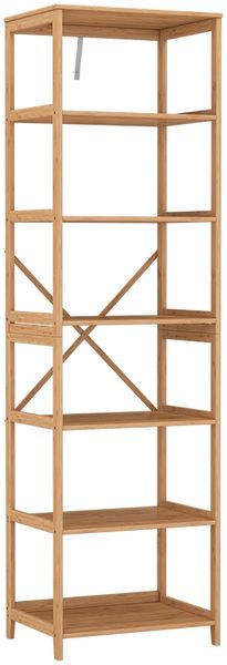 Bücherregal Novaro Bambus 48.3 x 166.5 cm mit 7 Fächern Vicco