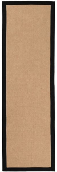 carpetfine Sisalteppich Sisal, auch als Läufer erhältlich, rechteckig, Höhe: 5 mm, mit farbiger Bordüre, Anti Rutsch Rückseite, viele Größen, Wohnzimmer