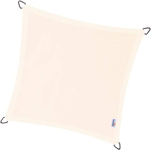 nesling Dreamsail Wasserabweisende sonnensegel (Quadrat 5,0m x 5,0m x 5,0m x 5,0m, Creme)