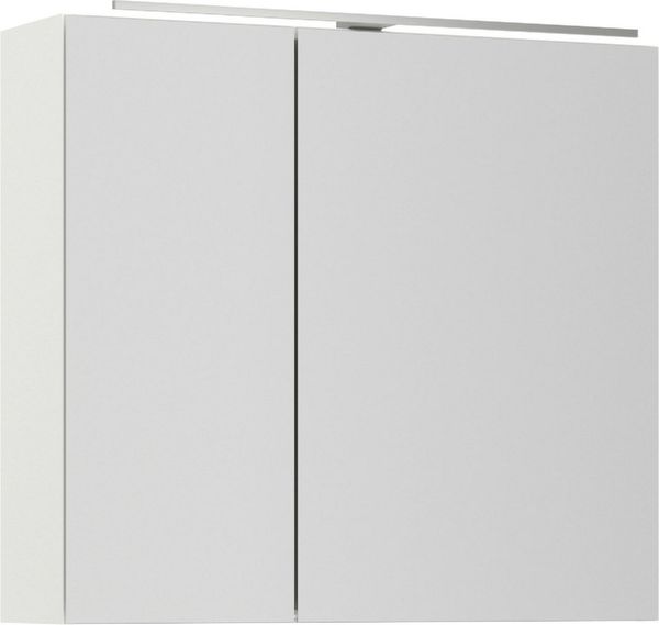 nobilia® Spiegelschrank Prina (inkl. Beleuchtung mit Dimmerfunktion) in Breiten 60, 80, 100 und 120 cm, innenliegende Steckdose
