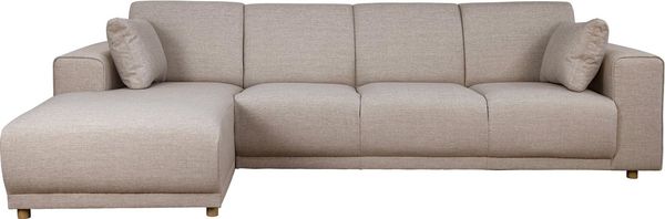 Home affaire Ecksofa LEMPS wahlweise Recamiere links oder rechts L-Form, incl. Zierkissen, Stellmaße 297x162 cm