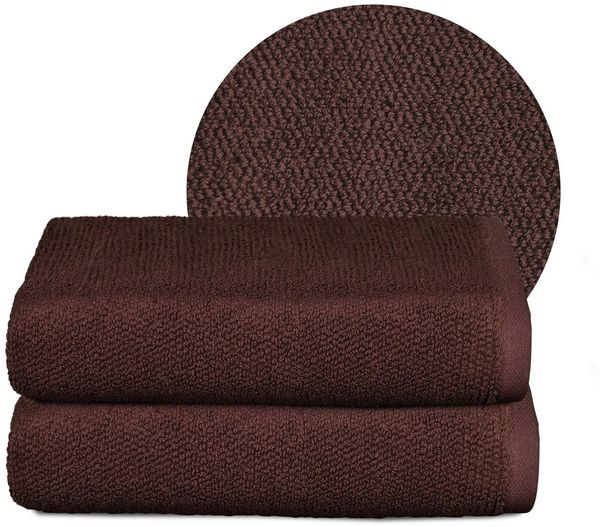 Beautex Handtuch Set Handtuch Set, Made in Europe, Frottier (Multischlaufen-Optik, Frottier Premium Set aus 100% Baumwolle 550g/m)