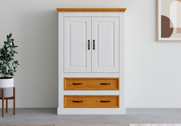 OTTO home Wäscheschrank Selma mit 2 Türen und 2 Schubladen