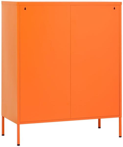 vidaXL Lagerschrank Orange 80 x 35 x 101,5 cm Stahl Bild 6