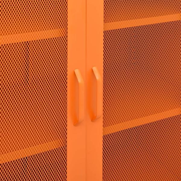 vidaXL Lagerschrank Orange 80 x 35 x 101,5 cm Stahl Bild 5