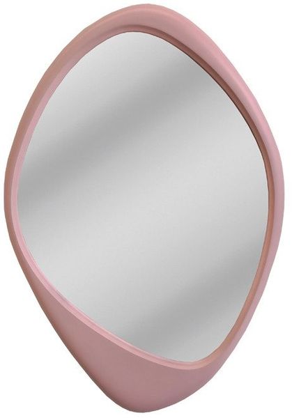 riess-ambiente Wandspiegel ORGANIC 95cm rosa – asymmetrische Form, flexibel nutzbar, Dekoration (Einzelartikel, 1-St), stilvolles Statement Piece – ideal für Flur oder Wohnzimmer