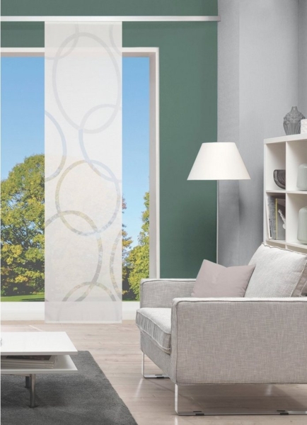 HOME WOHNIDEEN Schiebegardine PINALO, Paneelwagen (1 St), halbtransparent, Schiebevorhang Scherli