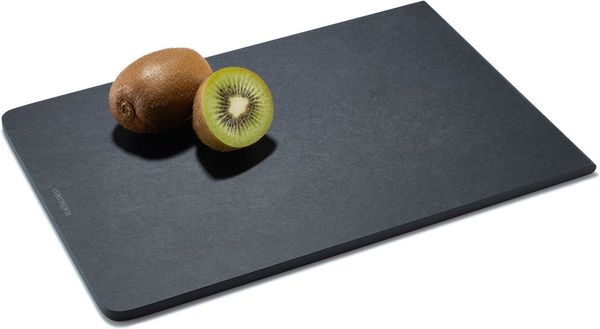 Continenta Schneidebrett Duracore, Küchenbrett, Servierbrett, Holzpapierfaser, Schwarz, 29. 5x20 cm, 5311