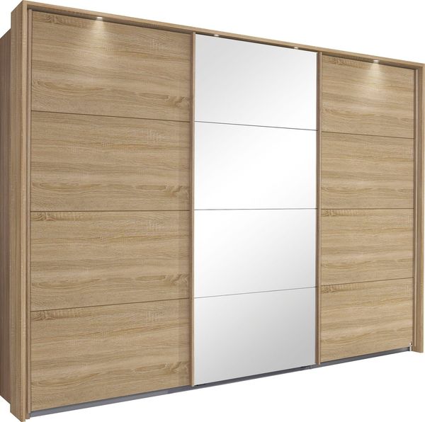 OTTO home Kleiderschrank Mehrzweckschrank Aktenschrank Möbel Mietswohnung Schlafzimmer TUBONA (Breiten 278/368 cm, Höhen 214/233 cm inkl. Passepartout, Beleuchtung) mit umfangreicher Innenausstattung und Passepartout MADE IN GERMANY