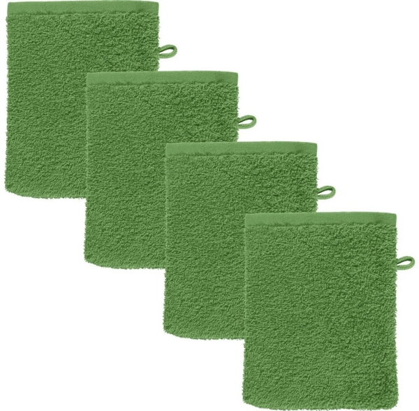 REDBEST Waschhandschuh Waschhandschuh "Oceanside" 4er-Pack, Frottier (4-St), Walk-Frottier Uni