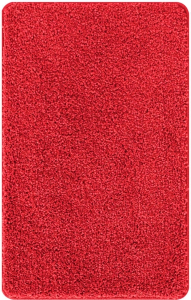 vidaXL Rutschfeste Badmatte Rot 60 x 90 cm PP 4019838