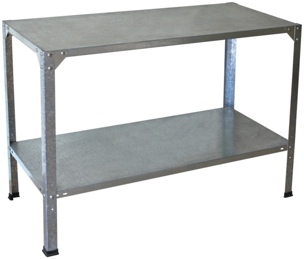 Palram - Canopia Pflanztisch Pflanzregal | Silber | 115x51x80 cm