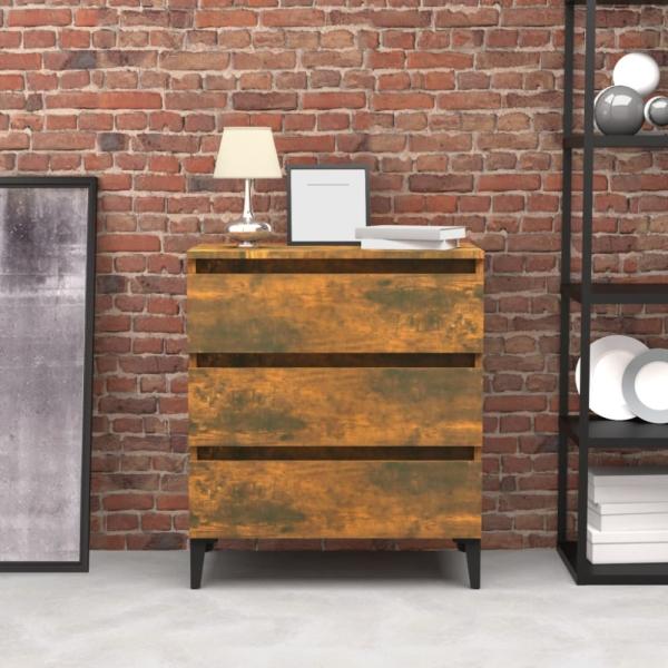 Sideboard Räuchereiche 60 x 35 x 69 cm Holzwerkstoff [815807]