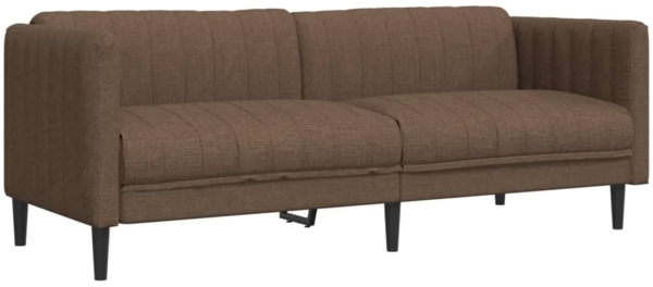 vidaXL 2-tlg. Sofagarnitur Braun Stoff 3209246 Bild 4