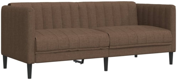 vidaXL 2-tlg. Sofagarnitur Braun Stoff 3209246 Bild 3