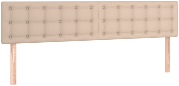 vidaXL Bettgestell ohne Matratze Cappuccino-Braun 120x190cm Kunstleder 3270565 Bild 7