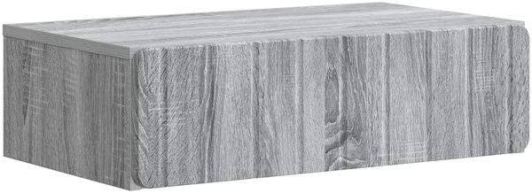 vidaXL Wandmontierter Beistelltisch Graues Sonoma 59 x 34,5 x 17 cm 898321