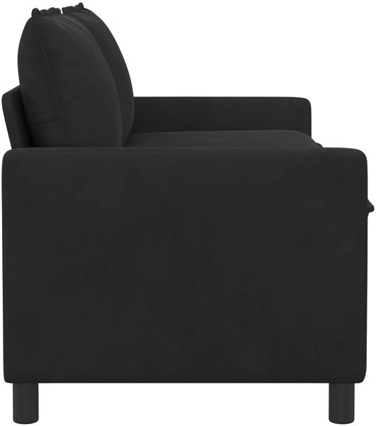 vidaXL Sofa Schwarz 156 x 81 x 87,5 cm Samt 42028844 Bild 4