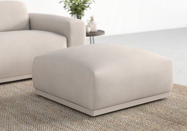 TRENDMANUFAKTUR Hocker Braga, mit hochwertigem Kaltschaum, quadratisch, in Cord erhältlich (1 St), moderner Polsterhocker, 85/42/85 cm (B/H/T)