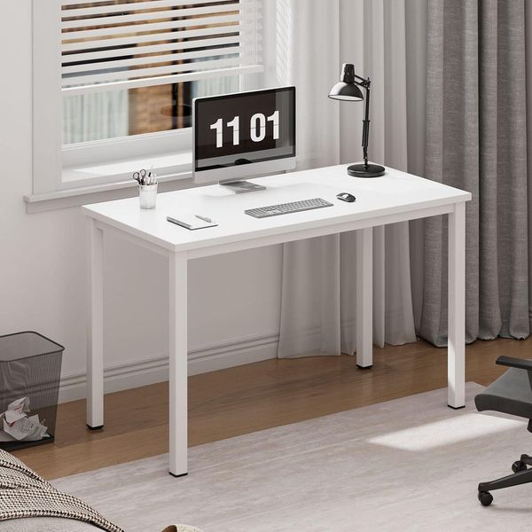 Computertisch 80x40 cm Weiß Kompakt Schreibtisch Büro Home Office
