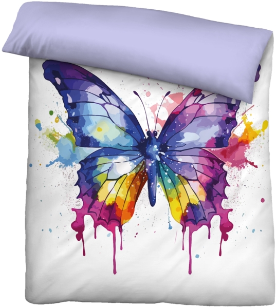 Biberna Wendebettwäsche Karlo, Linon, 2 teilig, hautfreundlich, kühlend, mit Reißverschluss, ganzjährig einsetzbar, 1 St. x 155 cm x 220 cm