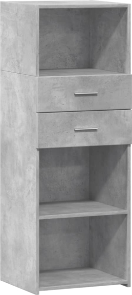 vidaXL Highboard Betongrau 45x42,5x124 cm Holzwerkstoff 846169