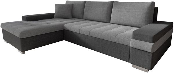 Ecksofa Bangkok Mini, Farbe: Lux 06 + Lux 05