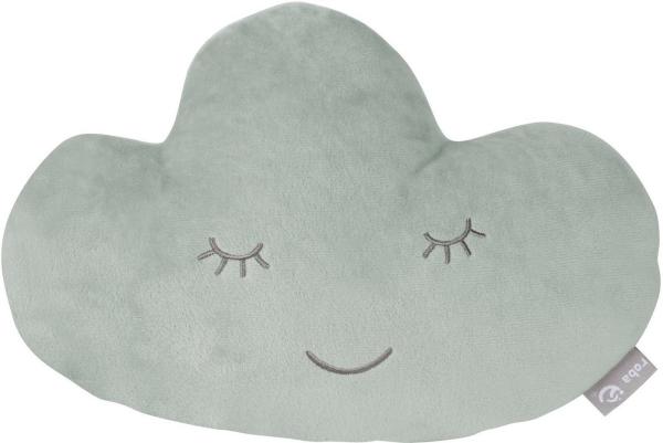 roba Kuschelkissen 'roba Style' für Kinder - Flauschiges Dekokissen in Wolken-Form - Frosty Green