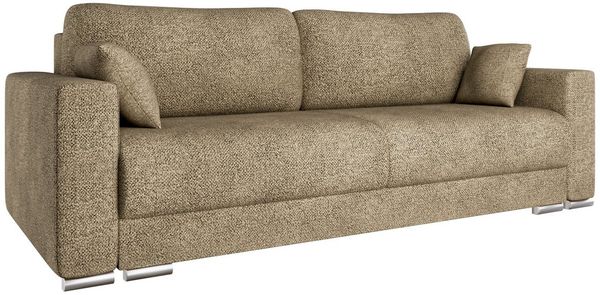 Homesy Schlafsofa CALMA Schlafsofa mit Bettkasten 3-Sitzer modernen Stil