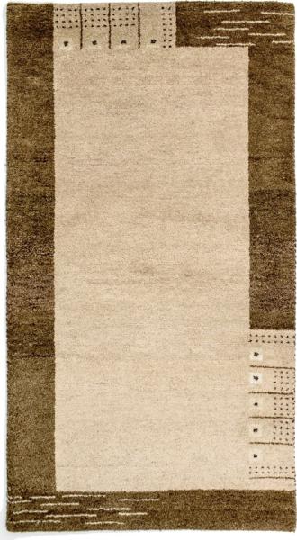 Morgenland Gabbeh Teppich - Indus - 165 x 90 cm - beige