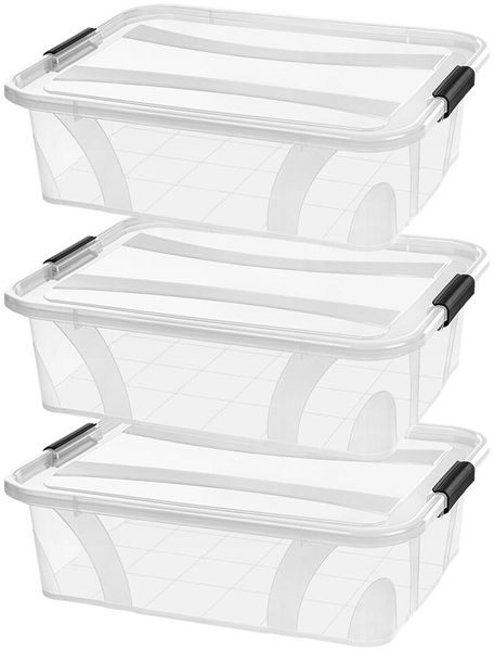 SIENA HOME Aufbewahrungsbox Anzio 7 l 3er-Set