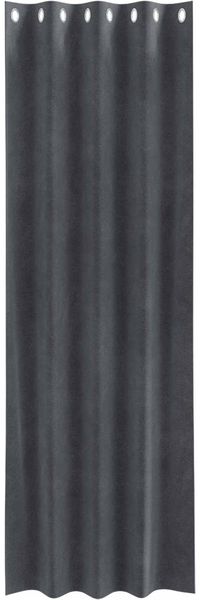 vidaXL Verdunkelungsvorhänge 2 pcs Hellgrau 140 x 245 cm Samt 4107256 Bild 4