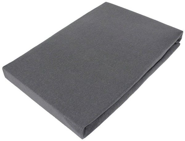 Casa Colori Spannbettlaken Jersey 90-100x200 cm aus 100% Baumwolle, Baumwolle, Gummizug: rundum, (1 Stück), robust & pflegeleicht